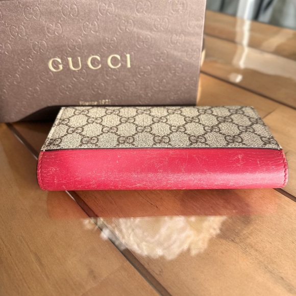 Gucci GG Supreme Bifold Long Wallet Tricolor - Picture 5 of 16